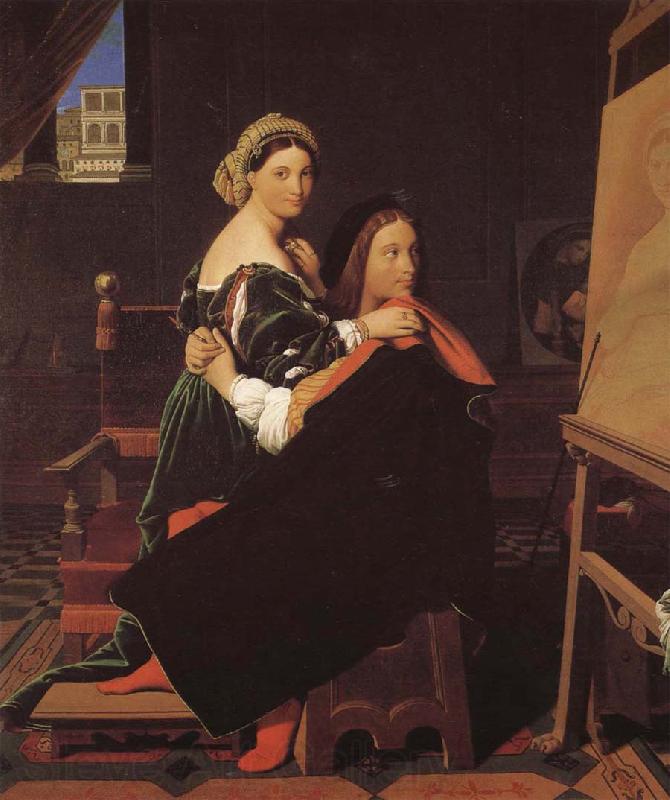 Jean-Auguste Dominique Ingres Lafier and Finali Norge oil painting art